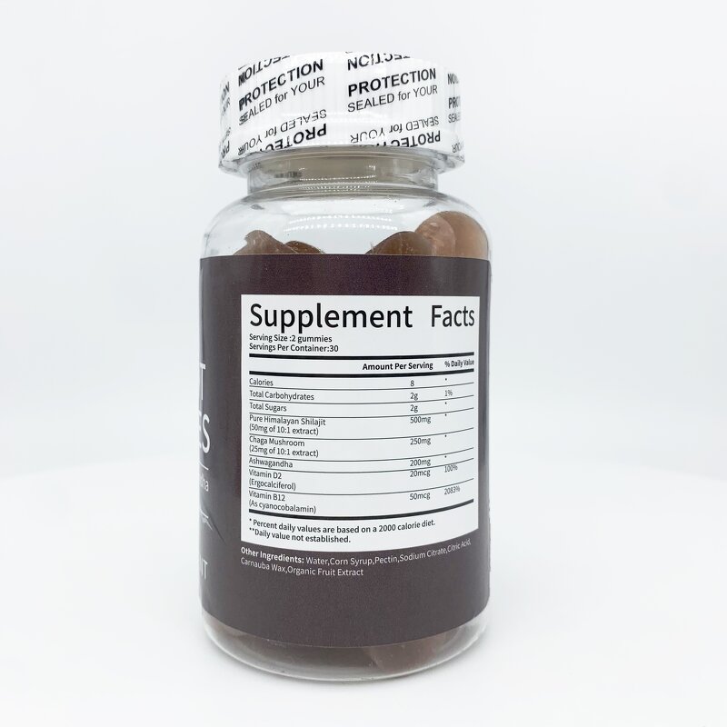 Shilajit Gummies - Manufacturer OEM Duozi Energy Immune Healthy Aging Extract