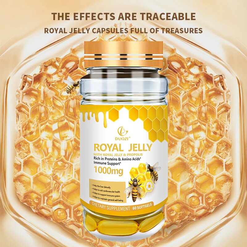 Ginseng Royal Jelly Capsules - Manufacturer OEM Flower Essence Natural Brew Skin