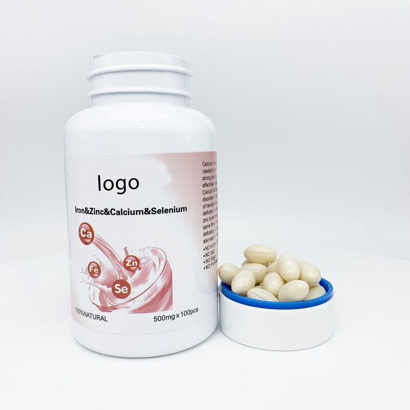 Zinc Softgel - Manufacturer OEM Customized Lron Calcium Selenium Skin Whitening