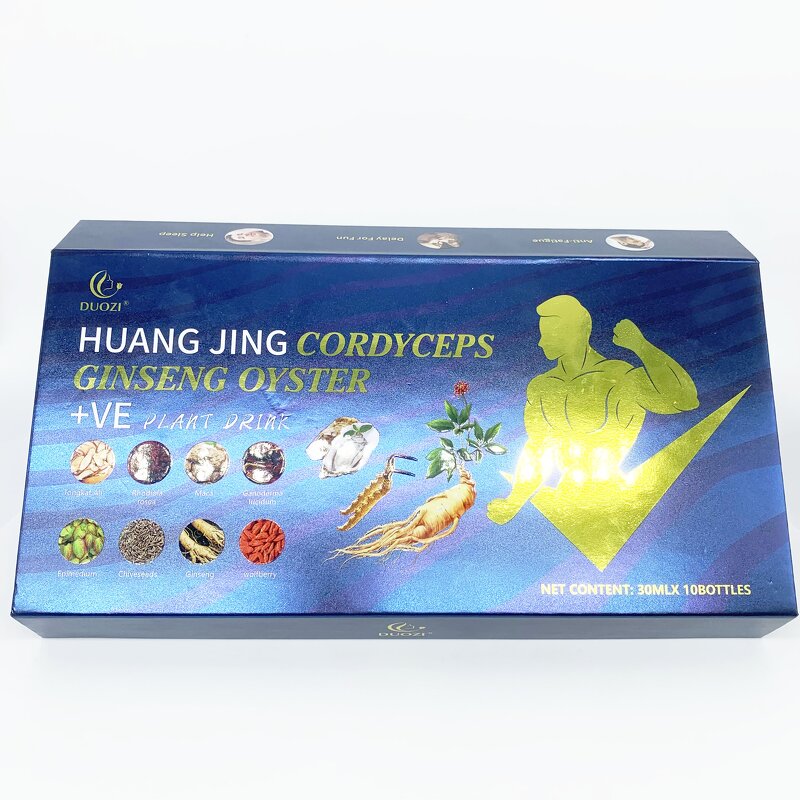Men Oral Liquid - Manufacturer Duozi Oem HUANG JING Cordyceps Ginseng Oyster VE