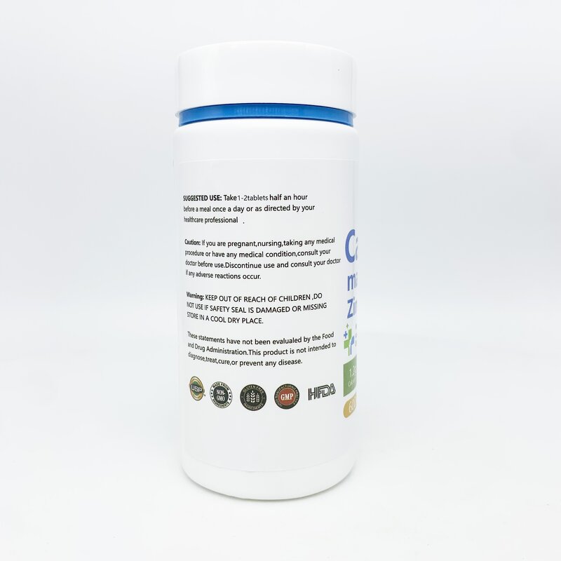 Calcium Tablet - Manufacturer OEM Duozi Chewable Vitamin D3 Magnesium Zinc