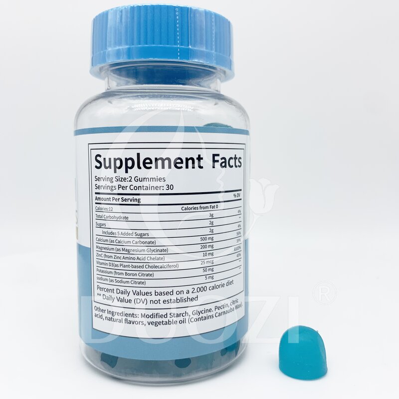 Calcium Gummies - Manufacturer OEM Duozi Spot 3 Days D3 Magnesium Bone Strength