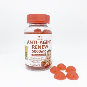 Collagen Gummies - Manufacturer OEM Private Logo Vegan Hyaluronic Acid Anti-Aging