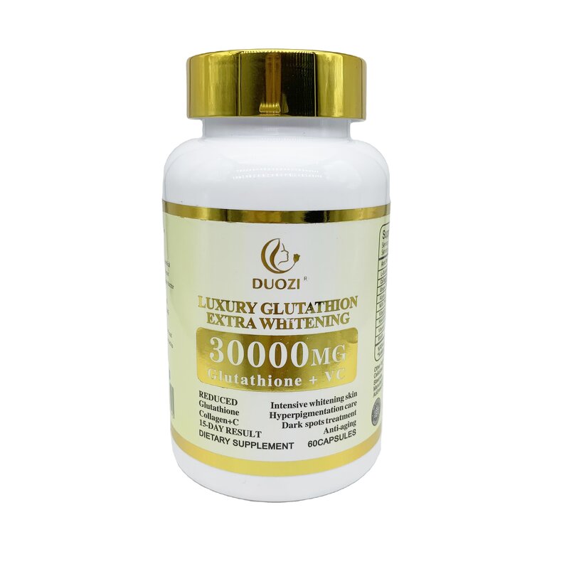 Skin Whitening Pills - Manufacturer OEM 30000mg Collagen Gluta Luxury Capsules