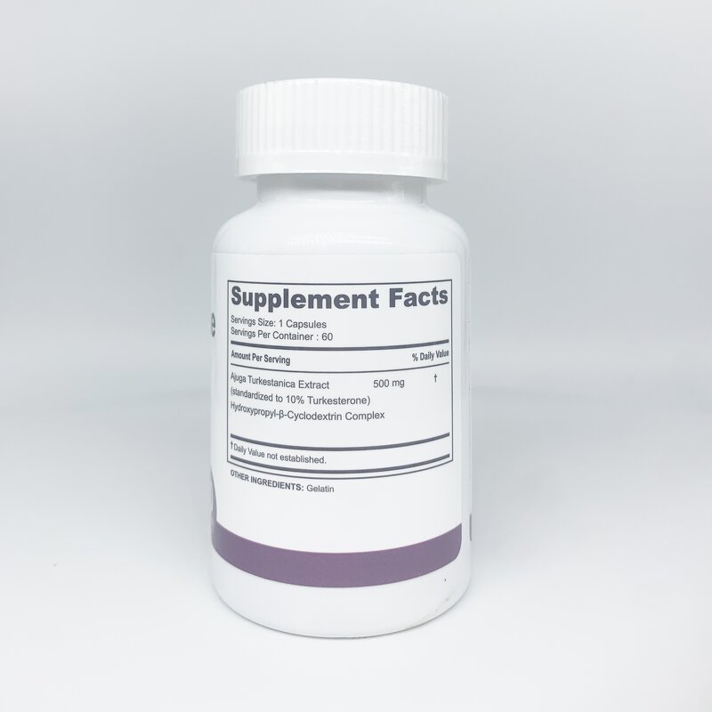Turkesterone Capsules - Manufacturer ODM OEM 60pcs 500mg Organic MACA