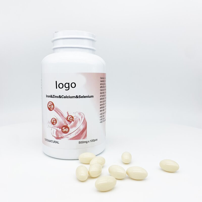Zinc Softgel - Manufacturer OEM Customized Lron Calcium Selenium Skin Whitening