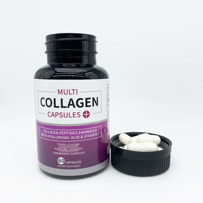 Collagen Capsules - Manufacturer OEM 4 Sources Hyaluronic Acid Vitamin C