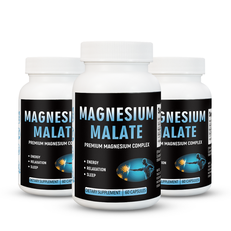 Magnesium Supplement Manufacturer - 500mg 60 Capsules Vitamins