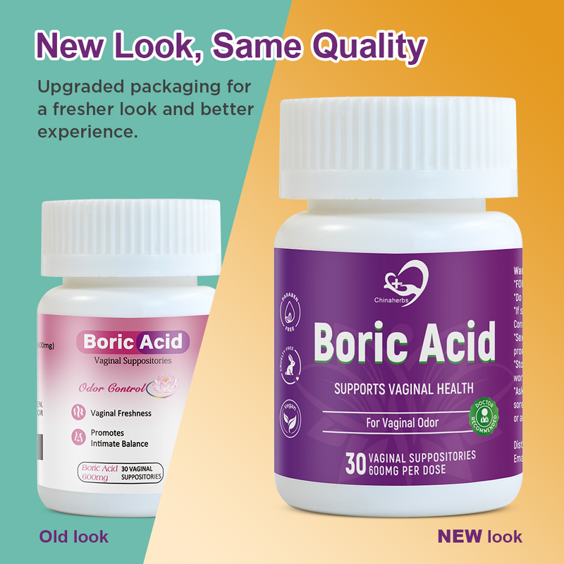 Boric Acid Suppositories Manufacturer - Customized Odor Control Organic