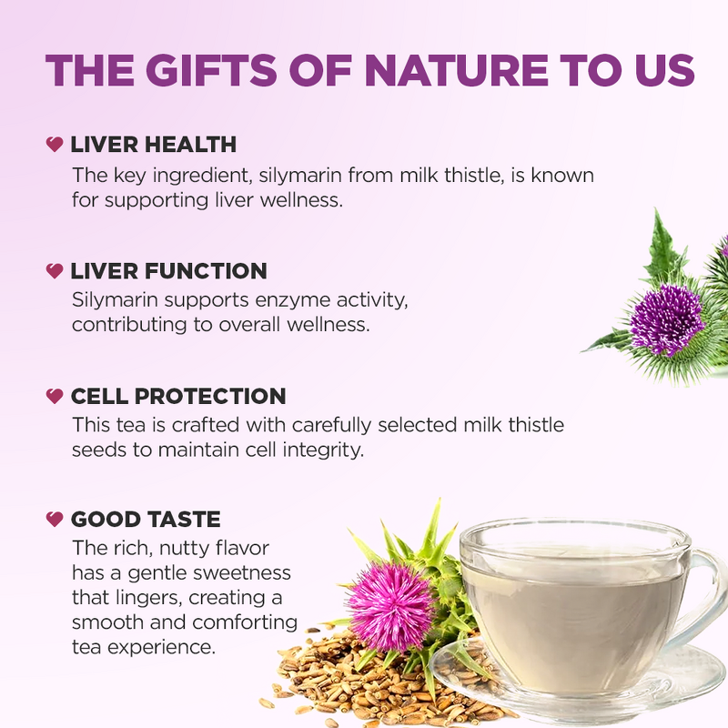 Milk Thistle Tea Manufacturer - 100% Natural Organic Roasted Flavor