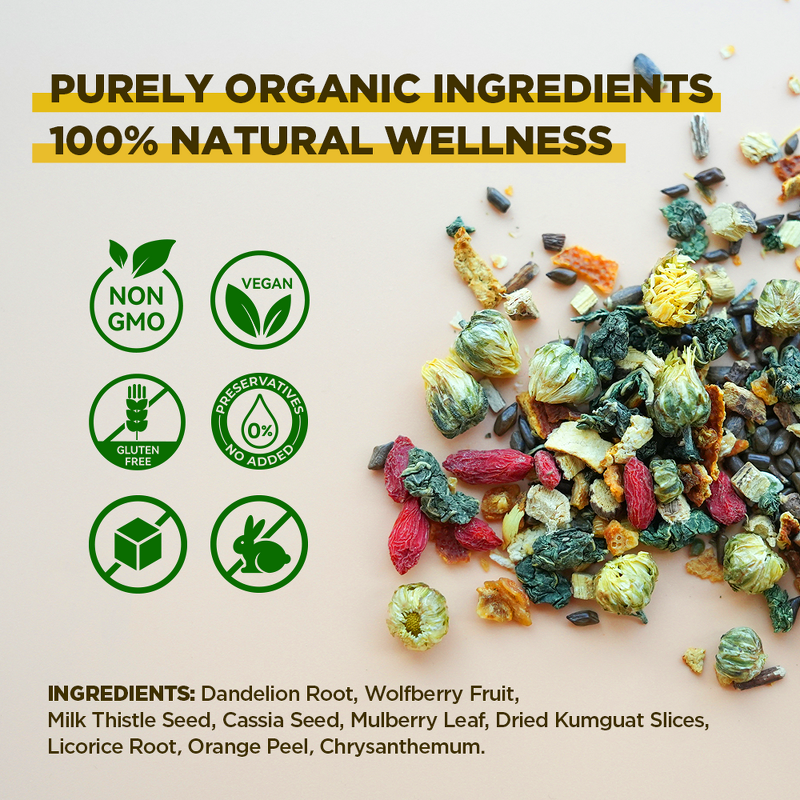 Liver Cleanse Tea Manufacturer - Organic 21-Day Herbal Blend