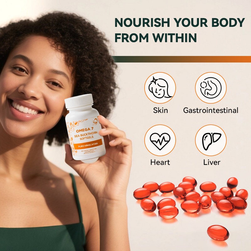 Sea Buckthorn Softgels Manufacturer - Private Label for Heart Brain & Skin