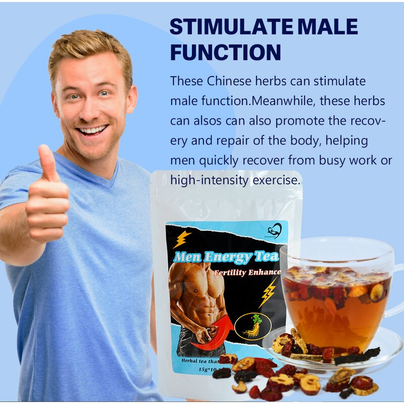 Men Energy Tea Manufacturer - Maca Ginseng for Fertility & Vitality