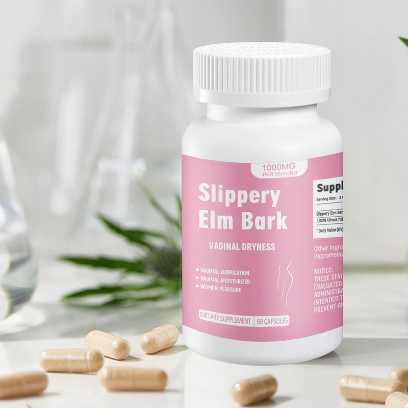 Slippery Elm Capsules Manufacturer - Hot Sale 1000mg for Wetness
