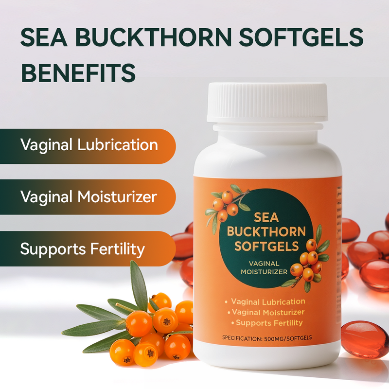 Sea Buckthorn Oil Softgels Manufacturer - 100% Pure for Women's Fertility