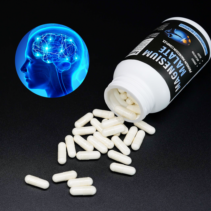 Magnesium Supplement Manufacturer - 500mg 60 Capsules Vitamins