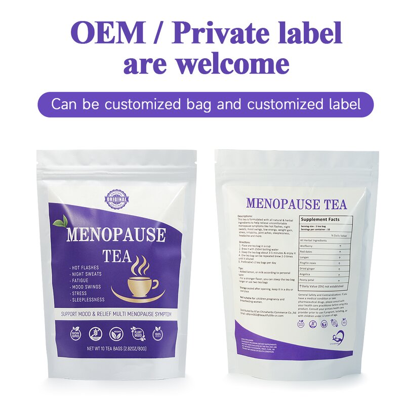 Menopause Tea Manufacturer - OEM Private Label Hormone Balance