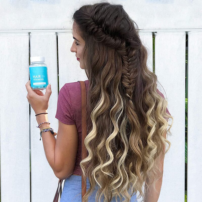 Hair Vitamin Gummies - Manufacturer Private Label OEM/ODM Bear Vegan Biotin D