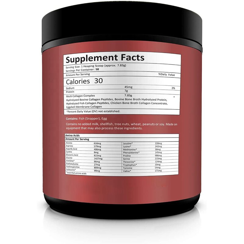 Collagen Powder - Manufacturer OEM ODM Wild Fish Vegan Hair Skin Nails Joints