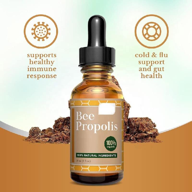 Propolis Drops - Manufacturer 2025 Wholesale OEM ODM Pure Extract Immune Sore Throat