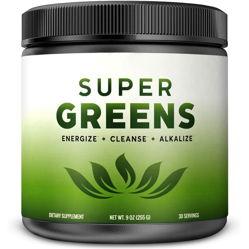 Super Greens Powder - Manufacturer Private Label 2025 Vegan Sugar Free Superfood Bleed