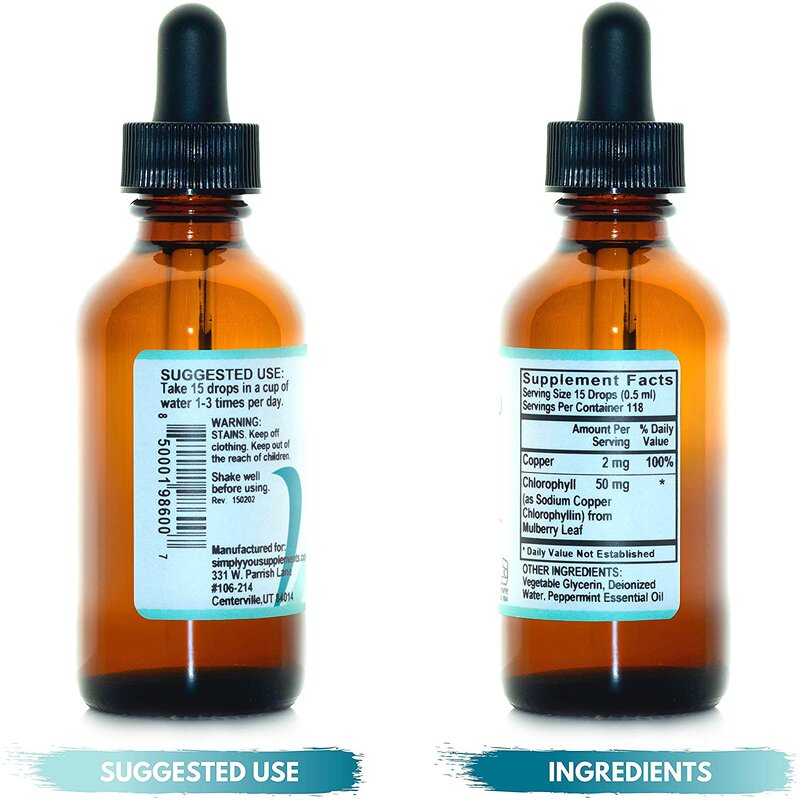 Chlorophyll Liquid - Manufacturer 2025 Hot Mint Flavored Deodorant Altitude Sickness