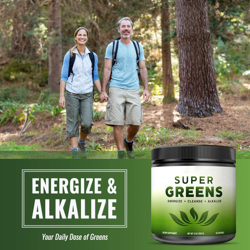 Super Greens Powder - Manufacturer Private Label 2025 Vegan Sugar Free Superfood Bleed