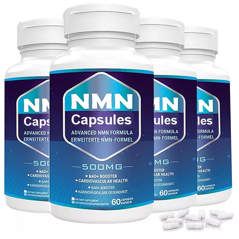 NMN Capsules - Manufacturer Best Nootropic NAD+ Booster Anti Aging CoQ10