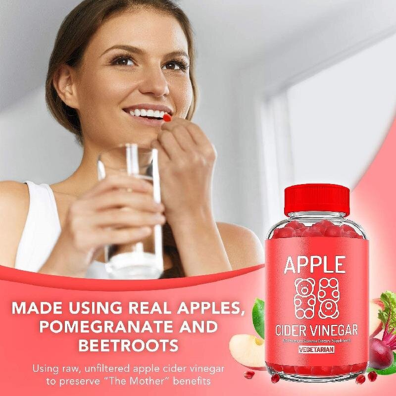ACV Gummies - Manufacturer Wholesale Cider Vinager B9 B12 Immune Weight Loss 60Ct