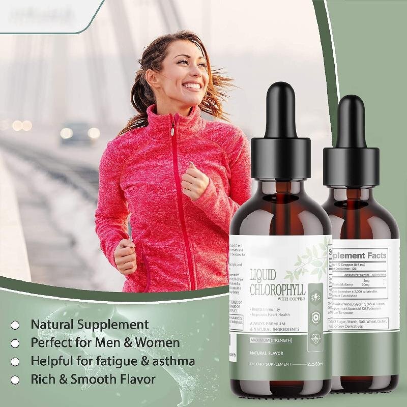 Chlorophyll Drops - Manufacturer Free OEM ODM Private Label Vegan Antioxidant