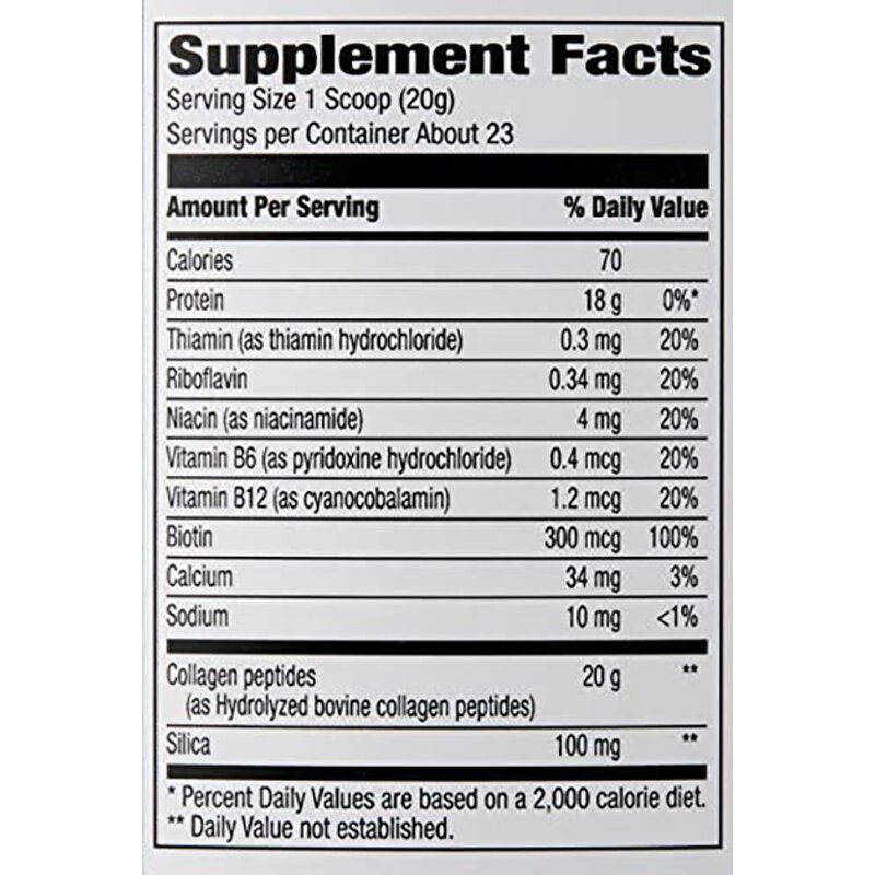 Collagen Peptide Powder - Manufacturer Customized Biotin Type 1&3 Skin Elasticity