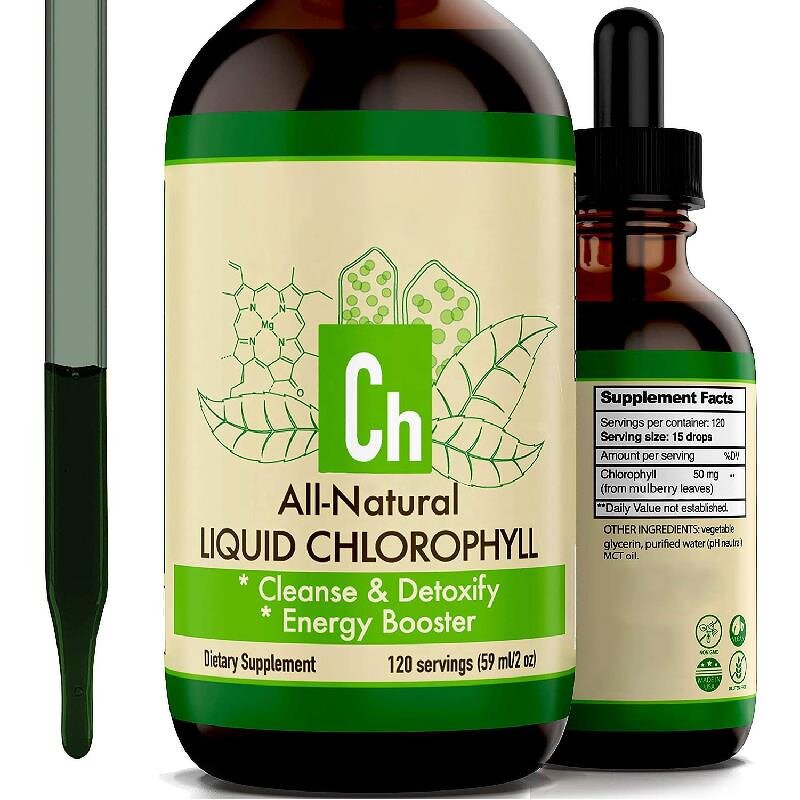 Chlorophyll Drops - Manufacturer Private Label Highly Absorbent Energy Digestion