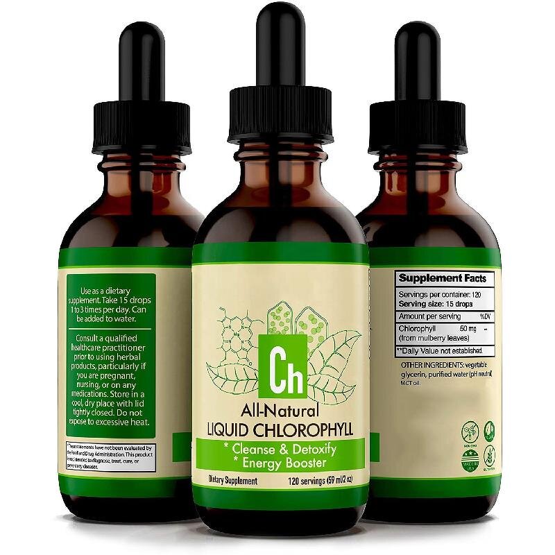Chlorophyll Drops - Manufacturer Private Label Highly Absorbent Energy Digestion
