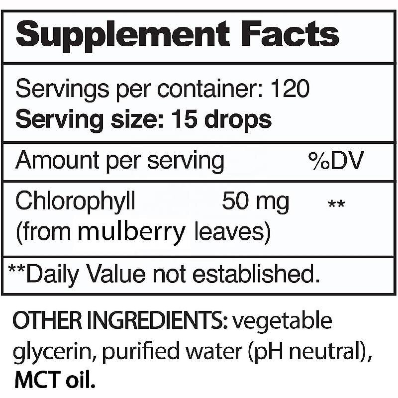 Chlorophyll Drops - Manufacturer Private Label Highly Absorbent Energy Digestion