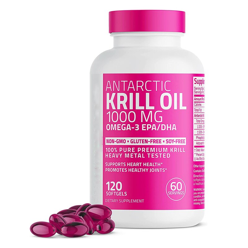 Krill Oil Softgels - Manufacturer 2021 OEM Private Label Omega 3 EPA DHA Joint