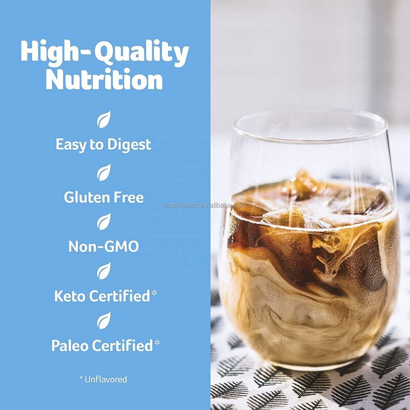 Collagen Powder - Manufacturer Private Label Custom Flavor Vegan Calcium Hydrolyzed