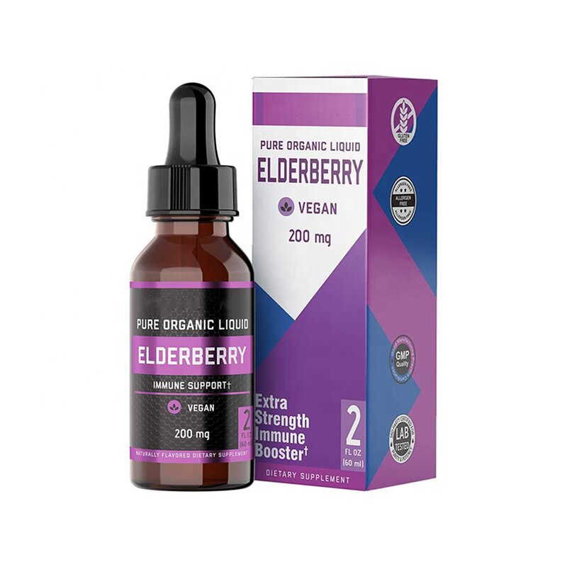 Elderberry Drops - Manufacturer Organic Sambucus Elderberries Extract Liquid