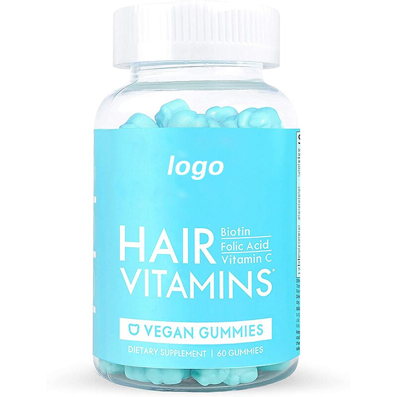 Hair Vitamin Gummies - Manufacturer Private Label OEM/ODM Bear Vegan Biotin D