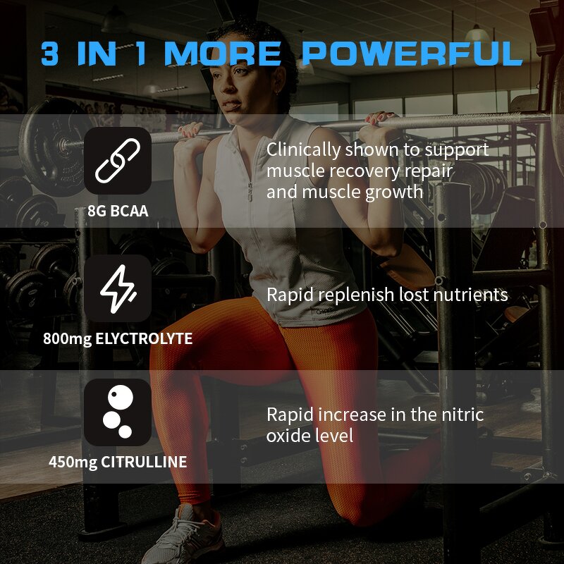 BCAA Powder - Manufacturer Manufactory OEM ODM Sport Nutrition Essential Amino