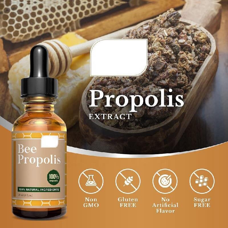 Propolis Drops - Manufacturer 2025 Wholesale OEM ODM Pure Extract Immune Sore Throat