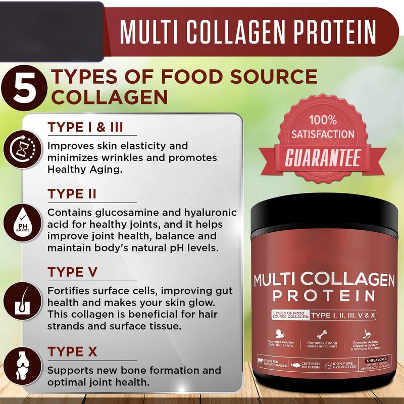 Collagen Powder - Manufacturer OEM ODM Wild Fish Vegan Hair Skin Nails Joints