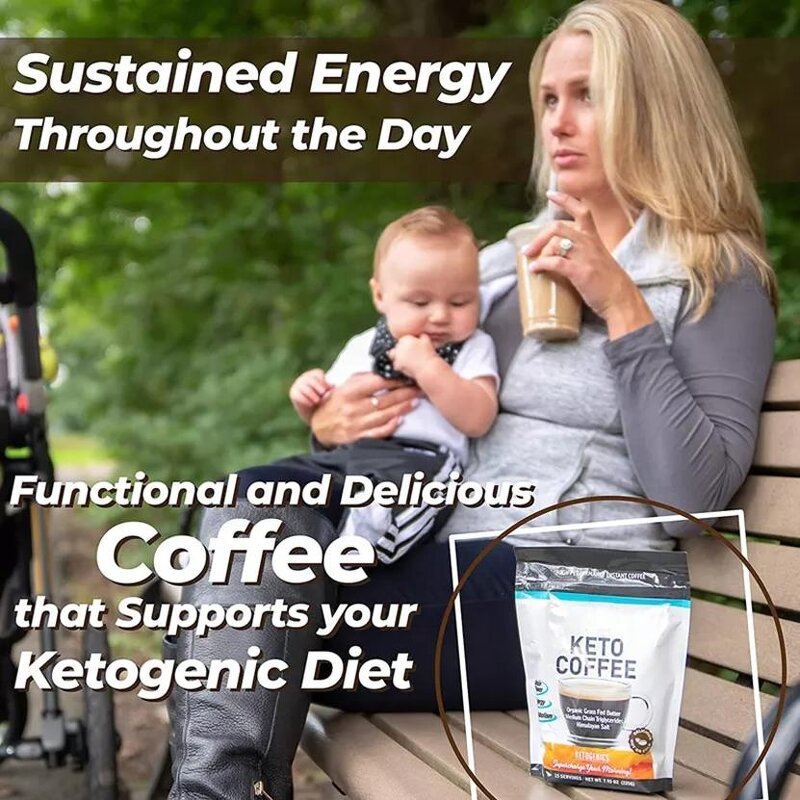 Keto Coffee - Manufacturer Gourmet Sugar-Free 6g MCT Low Carb Paleo Instant