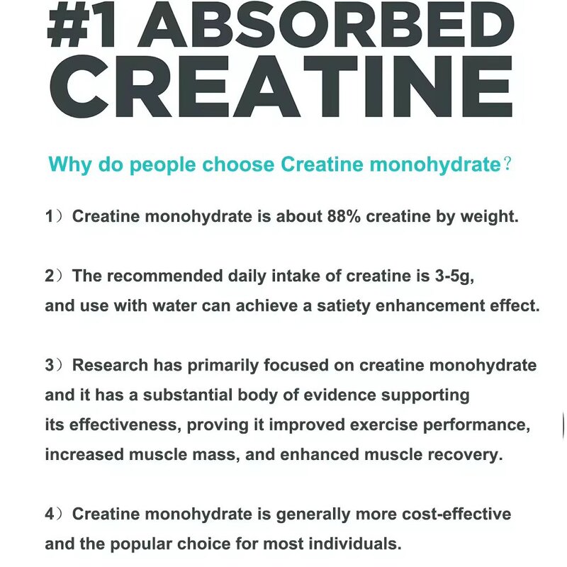 Creatine Powder - Manufacturer Custom Label HCI B Vitamins Pre Workout Muscle Energy