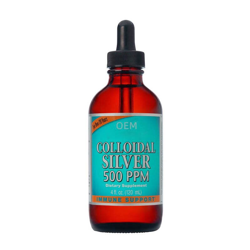 Colloidal Silver Liquid - Manufacturer 500PPM 99.9% Pure Mineral Immune Family