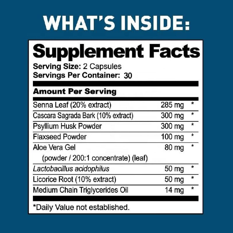 Colon Cleanse Capsules - Manufacturer China Supply Burn Fat Toxins Cleanse