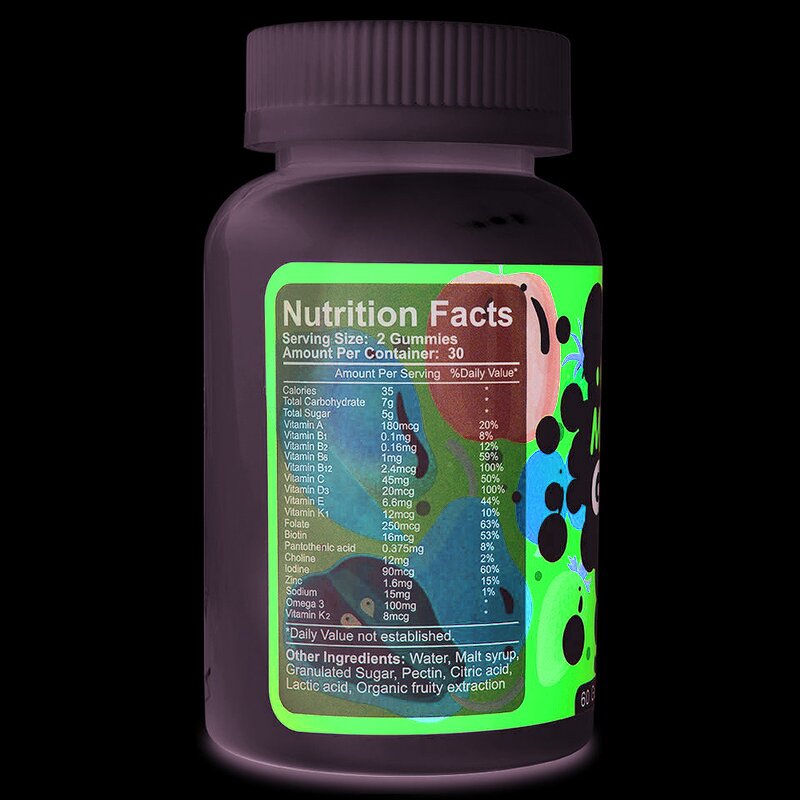 Kids Multivitamin - Manufacturer Sugar Free Probiotics Biotin A C D E B Zinc