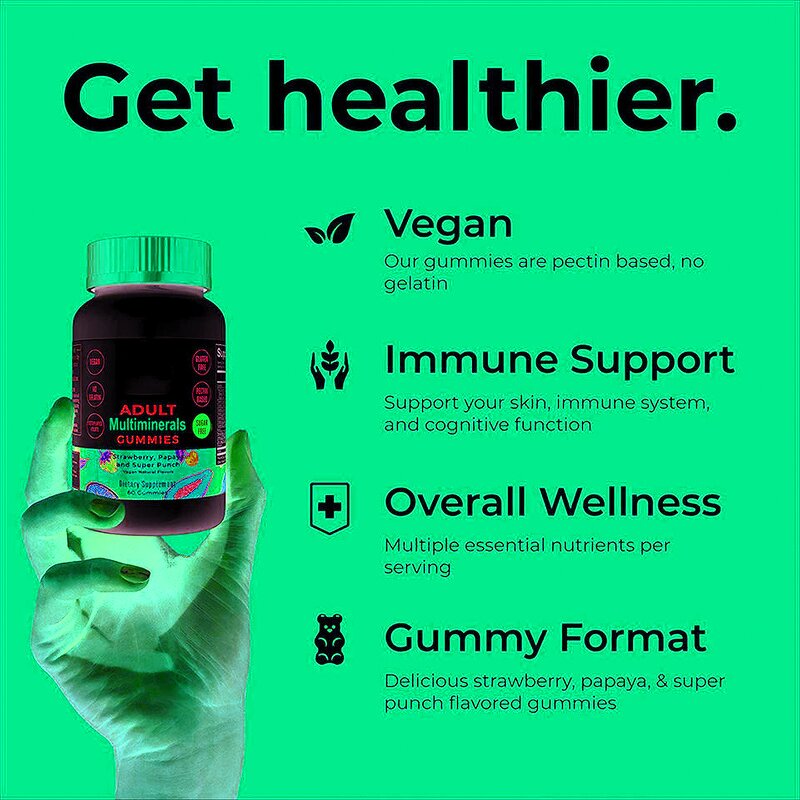 Calcium Gummies - Manufacturer Strong Bones Magnesium Zinc Vitamin D Women Men Kids