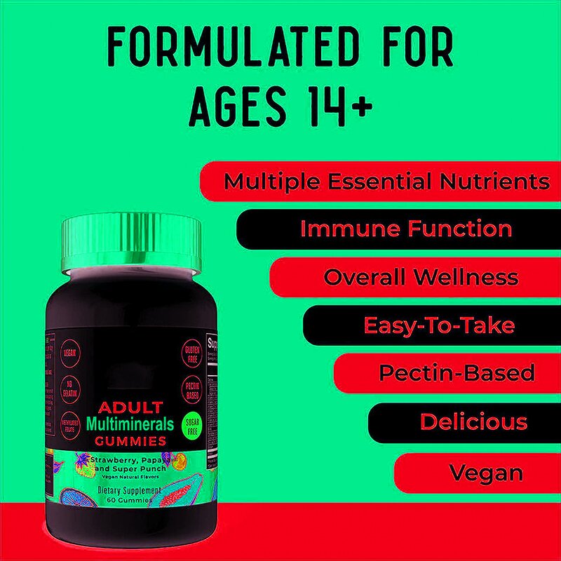 Calcium Gummies - Manufacturer Strong Bones Magnesium Zinc Vitamin D Women Men Kids