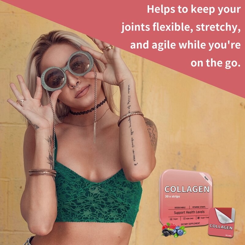 Glutathione Oral Strips - Manufacturer Hot Sales Skin Whitening Vitamin C Collagen