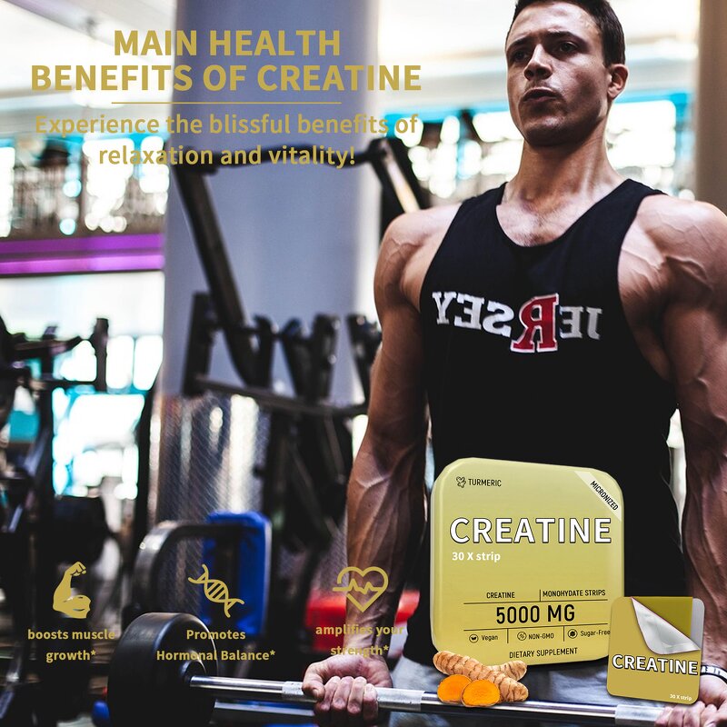 Creatine Oral Strips - Manufacturer OEM/ODM Vegan Biotin Energy Dissolvable Thin